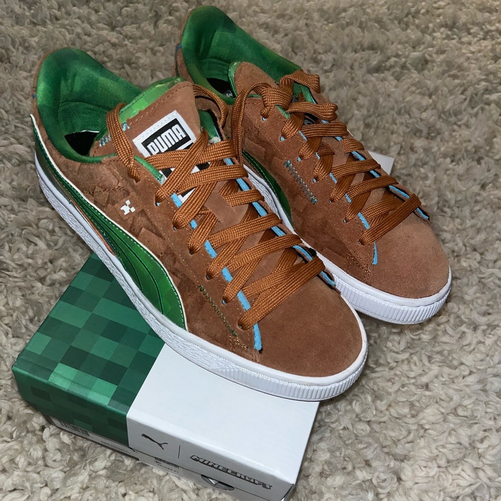 Minecraft Puma shoes kids